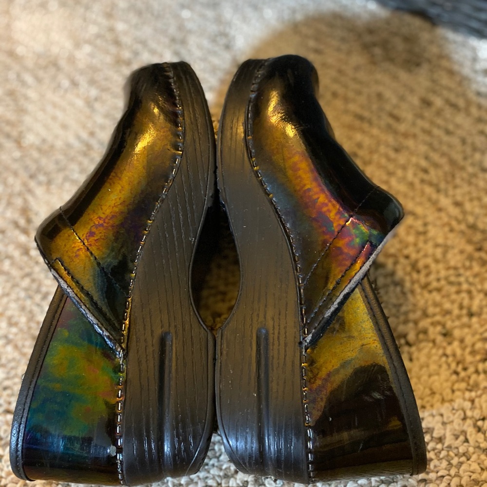 DANSKO Petrol Patent Clog size 39